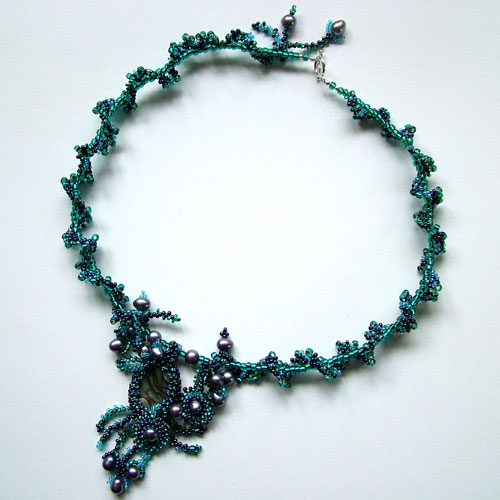 Lynn Davy Beading - Mermaid's Treasure Necklace beading kit exclusive to Westcoast Jewellery